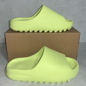 Adidas Yeezy Slide Glow Green Mens 8US/ Womens 9US